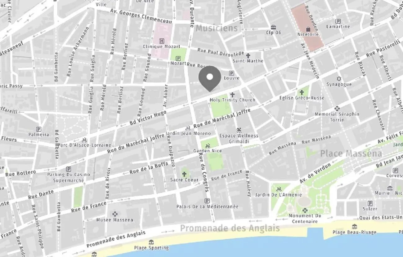 アパート Aparthotel Riviera - Grimaldi Ac - Promenade Des Anglais - Balcon Victor Hugo 2 ニース